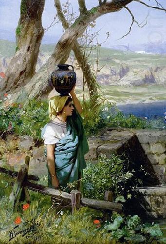 Henryk Siemiradzki By the spring china oil painting image
